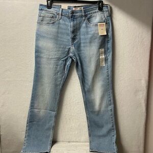 Signature Levis Strauss Jeans 36x30 Blue Light Wash Stretch Slim Fit NEW w/ Tags